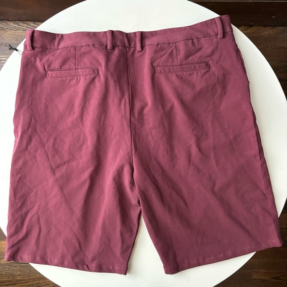 Swet Tailor Men’s Everyday Stretch Chino Shorts Red Size 40 New - Picture 7 of 7